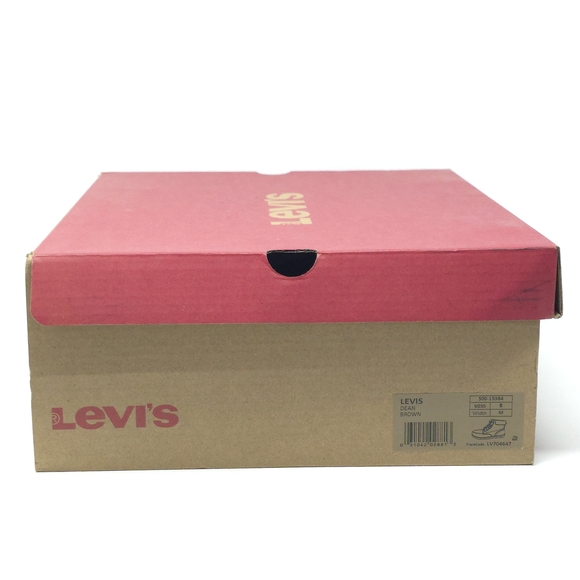 Levi’s Dean Brown Synthetic Leather Moc Toe Boots Size 8M - Picture 9 of 9